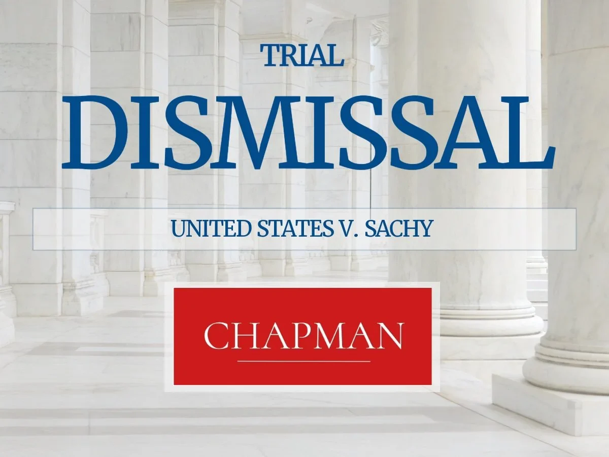 Federal Judge Dismisses Patient Death Charges in Opioid Trial of Dr. Thomas Sachy