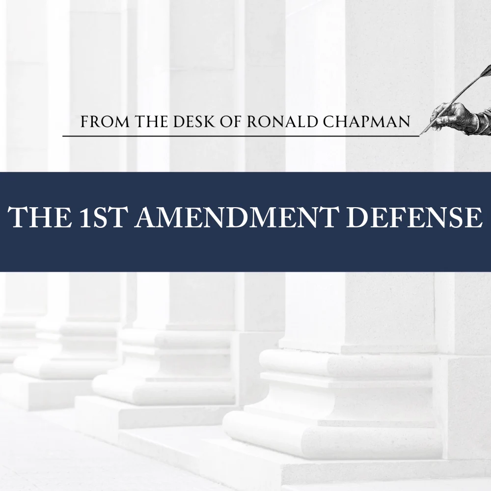 Trump’s First Amendment Defense?