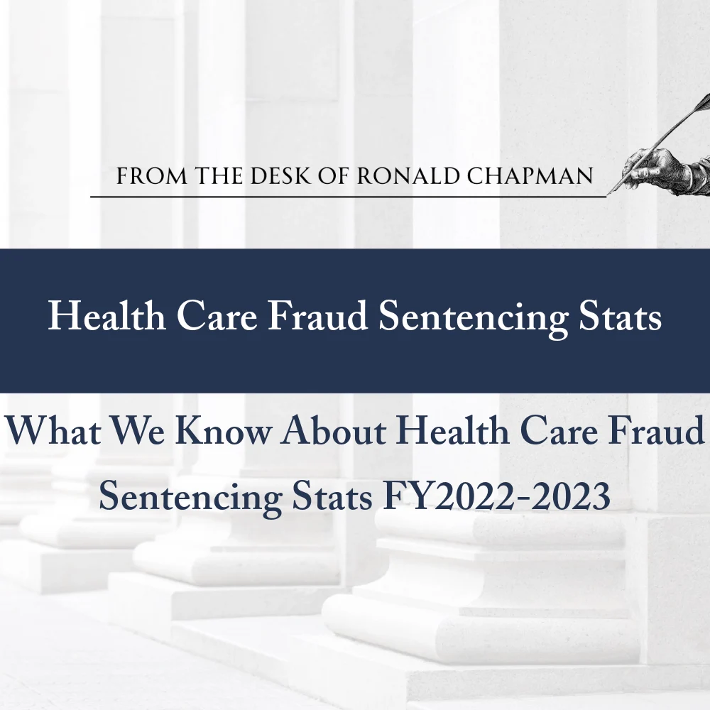 Health Care Fraud Sentencing Statistics