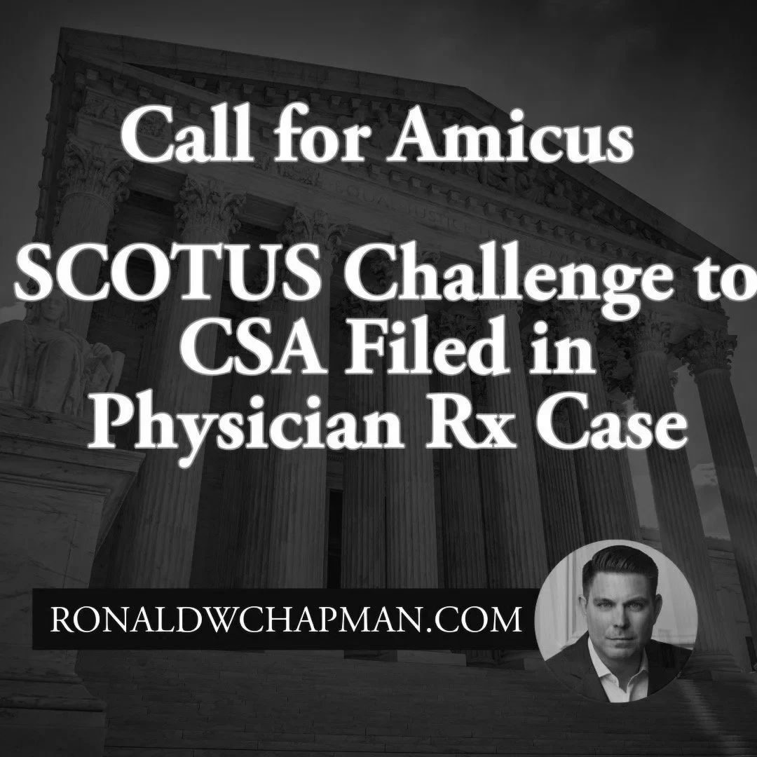 SCOTUS Petition Takes Aim at Ambiguous Federal Opioid RX Laws