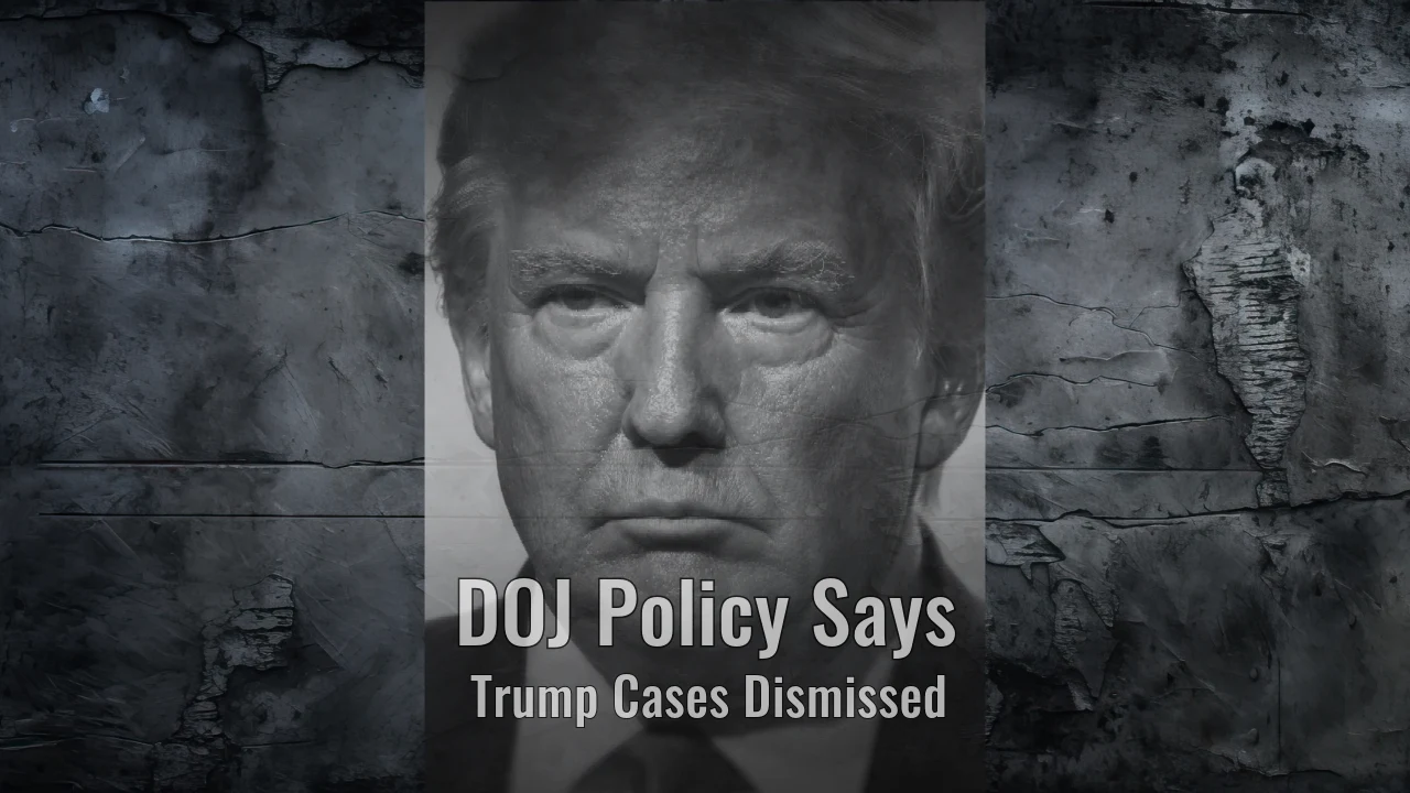 DOJ POLICY REQUIRES TRUMP DISMISSAL, CIVIL RESUMES