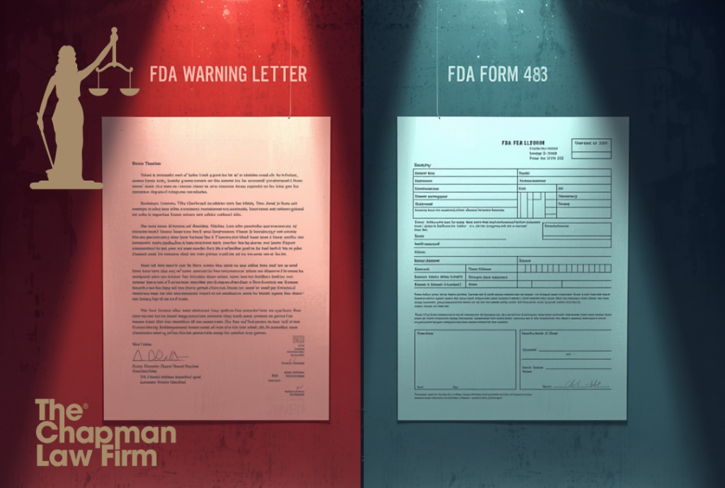 FDA Warning Letter vs FDA Form 483 | Key Differences Explained